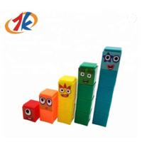 أجزاء لعبة البلاستيك التعليمية بناء كتلة لعب للأطفال