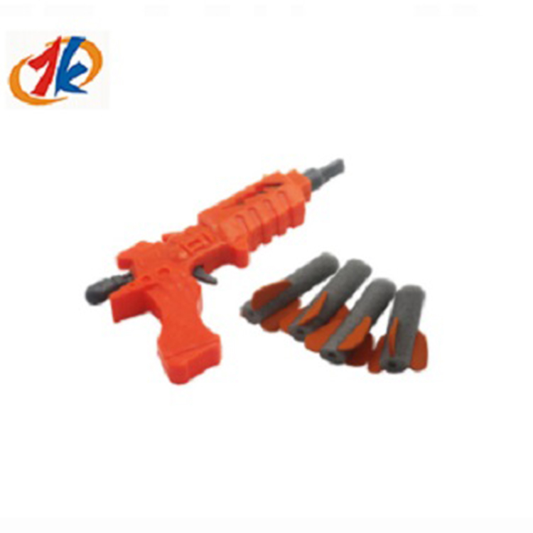 بندقية بلاستيكية مع لعبة ناعمة إيفا رصاصة للأطفال